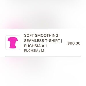 Skims soft smoothing seamless tshirt size M